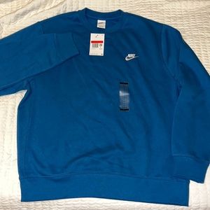 Mens Royal Blue Crew Neck